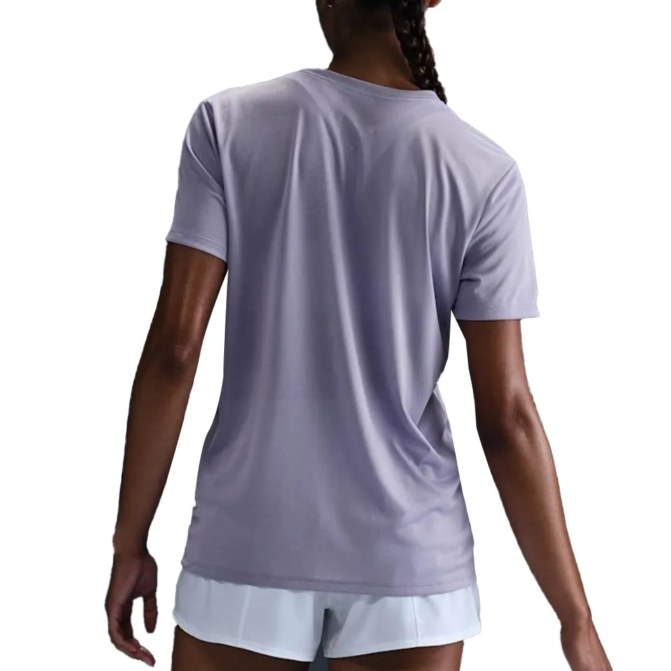 Nike Blusa DX0687-533 F DF TEE RLGD LB Lilas Poliester -1-